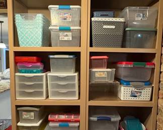 Crafting and Sewing Supplies and Storage