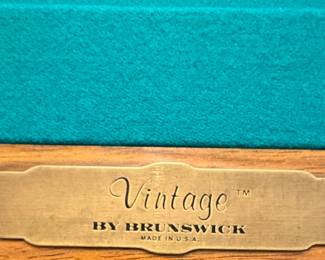 Brunswick "Vintage" Pool Table