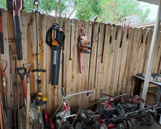 Assortment of Tools and Shop/Garage Accessories and Lawn & Gardening tools