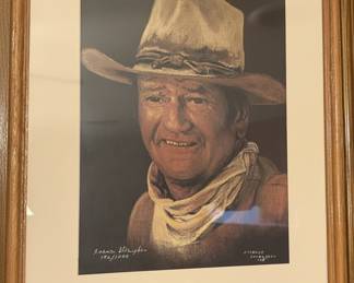John Wayne Portrait by Frances Straughan