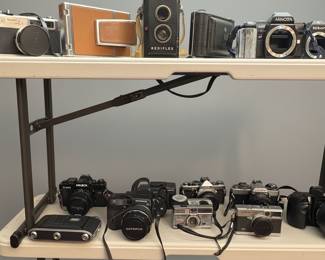 Assorted Vintage Film Cameras