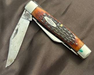 Case XX 6347 Stockman Red Bone Pocket Knife
