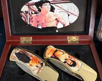 Bruce Lee Commemorative Pocket Knives Set - Franklin Mint