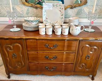 French provincial buffet 59Wx19Dx30.5H