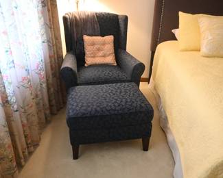 Floral chair and ottoman!