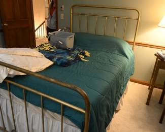 Brass bed