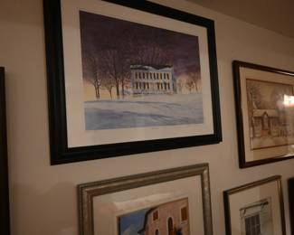 Framed wall art