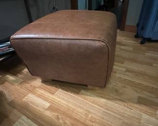 Leather like foot stool