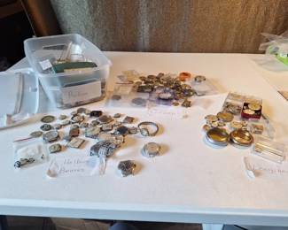 Vintage Watchmakers Parts Lot Featuring Longines, Gruen, Bulova, Helbros Benrus
