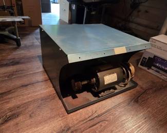 04 Vintage WatchmakerJeweler Bench Polishing Machine with A.O. Smith Motor