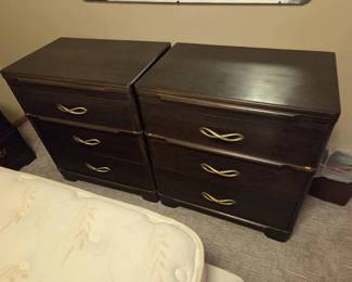 Pair of Contemporary Dressers with MidCentury Modern Styling