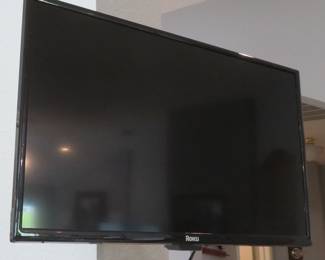 Roku TV with mount