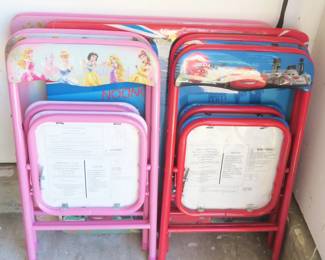 Child's Disney card table and chairs