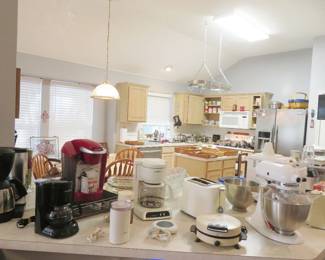 Well stocked kitchen