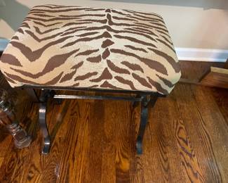 wrought iron stool