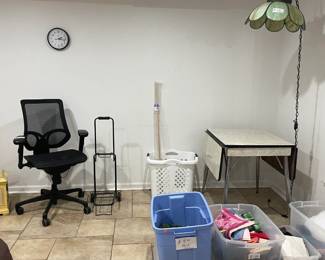 MCM table and newish desk chair