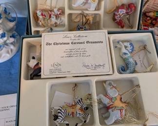 Lenox Christmas Carousel Ornament Collection
