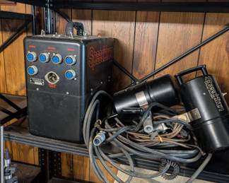 Large format camera, photography accessories, professional imaging equipment, darkroom supplies, and commercial photography tools.