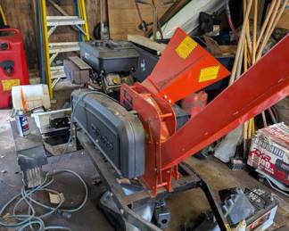 DR Power Equipment wood chipper, landscaping tools, yard maintenance equipment, outdoor power equipment, and garage workshop finds.