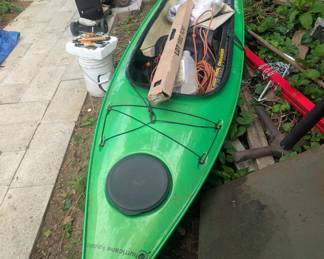 Hurricane kayak, paddling equipment, outdoor sporting goods, recreational gear, and adventure accessories. Additional canoe and outdoor items available.
