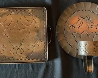 Pfaltzgraff Village Tray Candle Holder