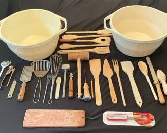 Tupperware Mixing Bowl, Utensils, More