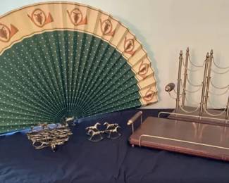 Brass Wine Rack, Serving Tray, More