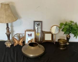 Brass Butterfly Decor