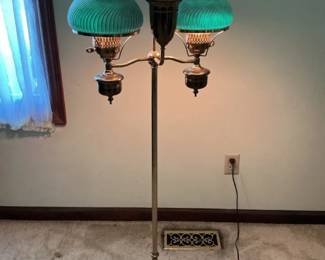 Electrified Double Student Floor Lamp
