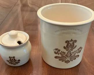 Pfaltzgraff Jam Jar Open Crock