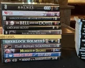 Sherlock Holmes Cassettes, DVDs Book Set