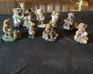 6 Boyds Bears Figurines More