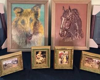 Additional Dog Fox hunting Printed Art