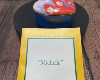 The Beatles music box by the Franklin mint Michelle