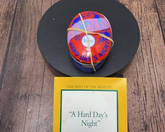 The Beatles music box by the Franklin mint a hard days night