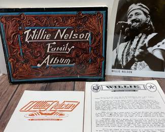 Willie Nelson family album biography poster