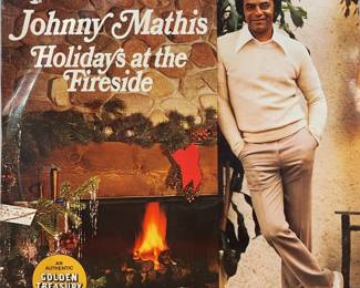 Johnny Mathis holidays at the fireside