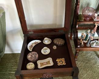 Glass top table