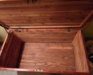Inside of Cedar Chest
