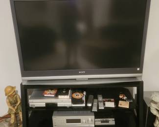 Vintage Sony Wega TV, Entertainment Center Stand