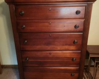 5-Drawer Tall Dresser in Dark Finish (matches night stands)