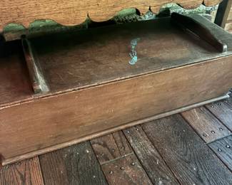 wood storage box