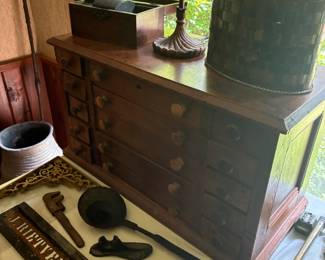 antique wood storage