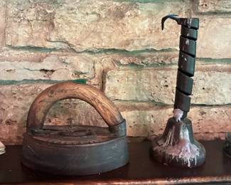 iron, courting candle