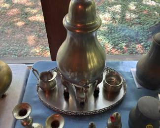 antique pewter decor