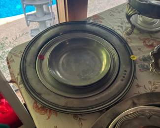 antique pewter items