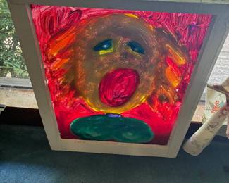 glass pane art