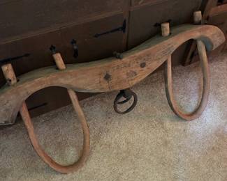 wood horse collar