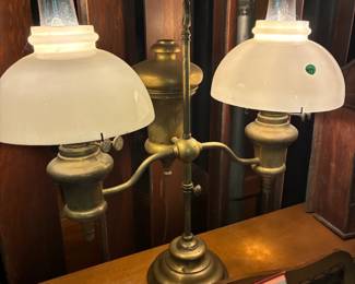 brass lamp