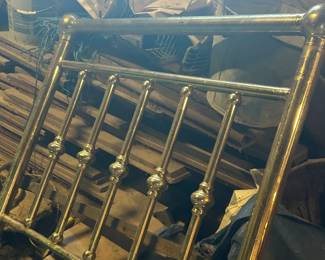 brass headboard